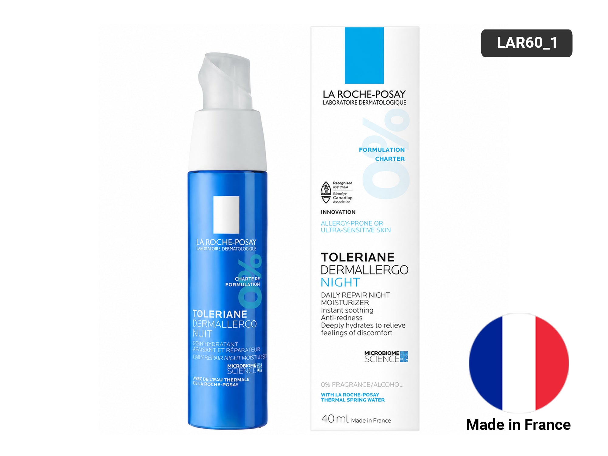 La Roche Posay Toleriane Dermallergo Night Moisturizer 40ml